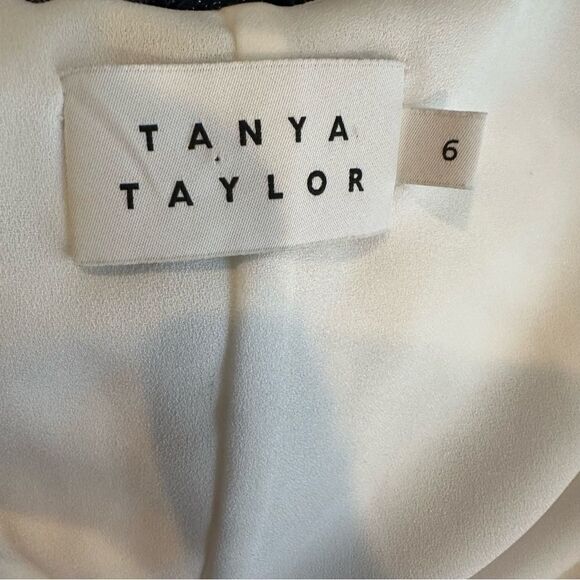 Tanya Taylor White Bianka Silk Floral Mini Wrap Dress | 6 - Picture 9 of 9